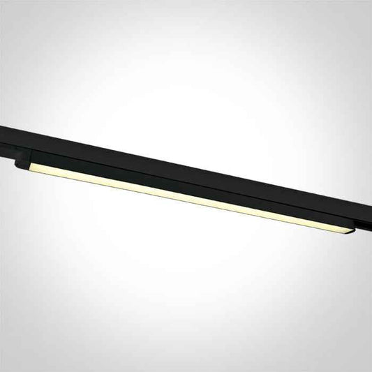 One Light 65025T/B/V BLACK 25W CCTV LINEAR TRACK LIGHT 100-240V