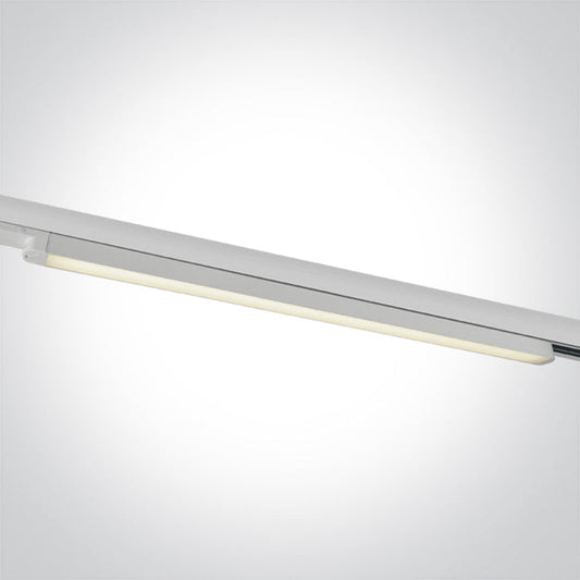 One Light 65025T/W/C WHITE LED 25W CW LINEAR TRACK LIGHT 100-240V