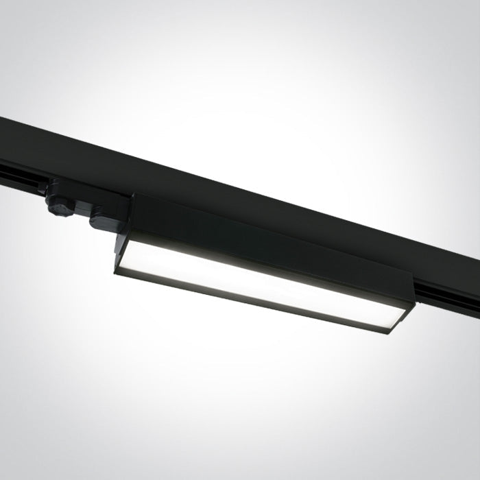 One Light 65026T/B/C BLACK LED 40W CW LINEAR TRACK LIGHT ADJUSTABLE 230V