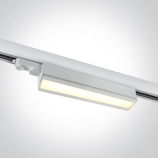 One Light 65026T/W/W WHITE LED 40W WW LINEAR TRACK LIGHT ADJUSTABLE 230V
