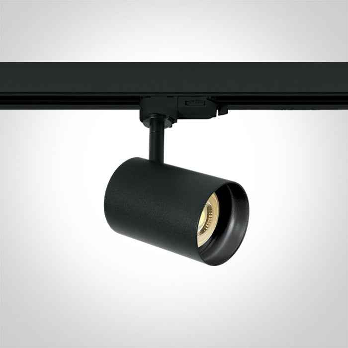 One Light 65105NT/B/B BLACK BLACK REFLECTOR GU10 10W TRACK SPOT