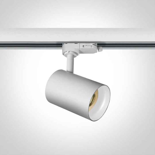 One Light 65105NT/W/W WHITE WHITE REFLECTOR GU10 10W TRACK SPOT