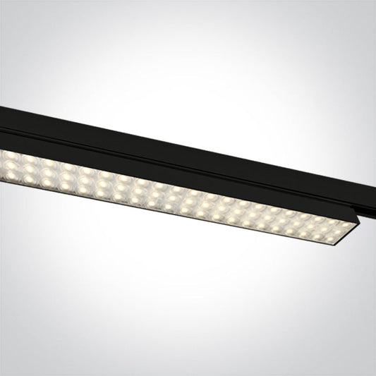 One Light 65170AT/B/W BLACK LED 30W WW LINEAR TRACK LIGHT IP20 230V