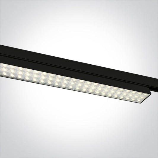 One Light 65170BT/B/C BLACK LED 60W CW LINEAR TRACK LIGHT IP20 230V