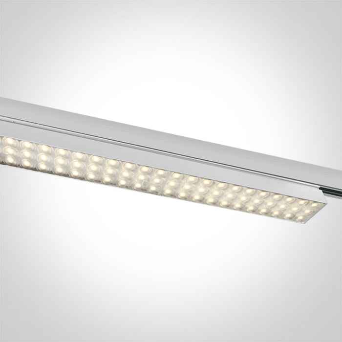One Light 65170BT/W/V WHITE 60W CCTV PV TRACK LIGHT 230V