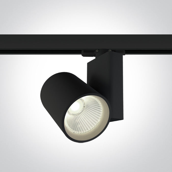 One Light 65612NT/B/C BLACK COB LED 30W CW TRACK SPOT 230V