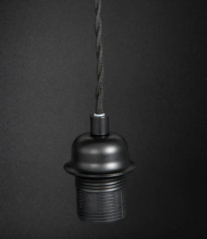 Leah Single Pendant ES/E27 Black