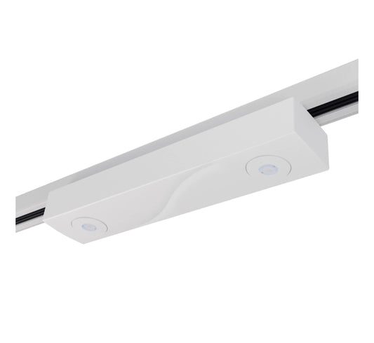 3W Non maintained LED emergency light fitting for 3 circuit track EMLEDTRM White