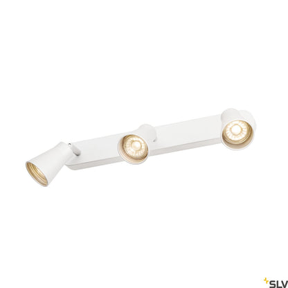 SLV AVO CW Triple, Indoor surface-mounted wall and ceiling light, QPAR51, white, max. 50W 1000893