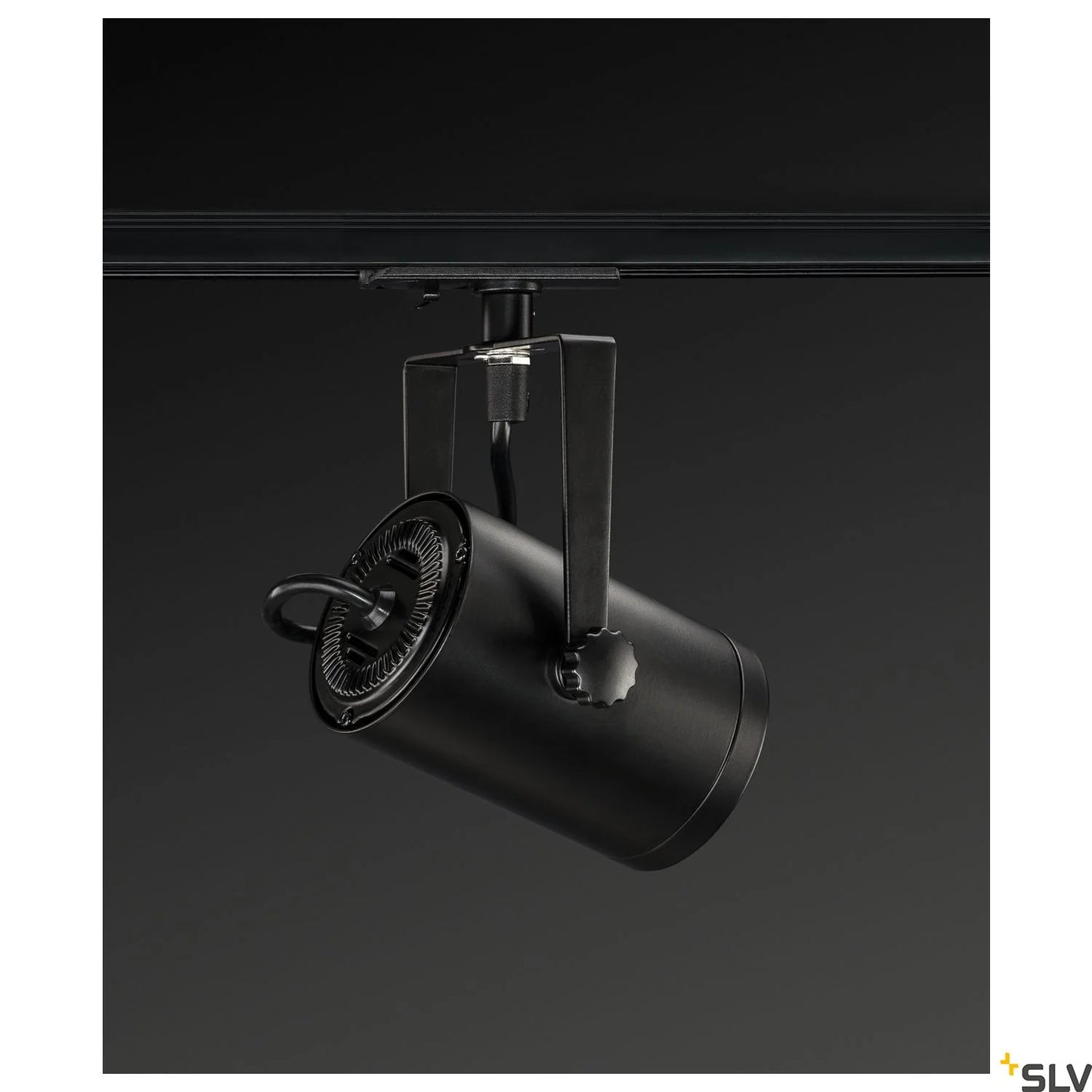 SLV EURO SPOT TRACK, black, QPAR51 25W, incl. 1-circuit adapter 1001861