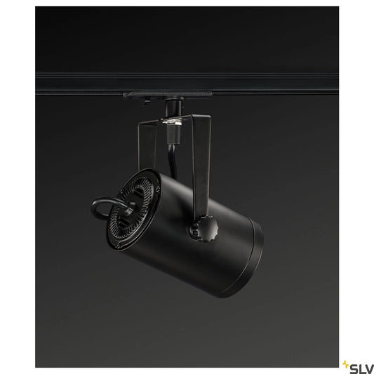 SLV EURO SPOT TRACK, black, QPAR51 25W, incl. 1-circuit adapter 1001861