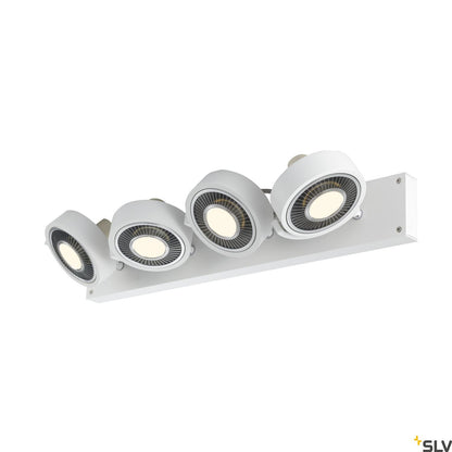 SLV KALU CW, indoor surface-mounted wall and ceiling light, quad, QPAR111 white 4x75W 1002024