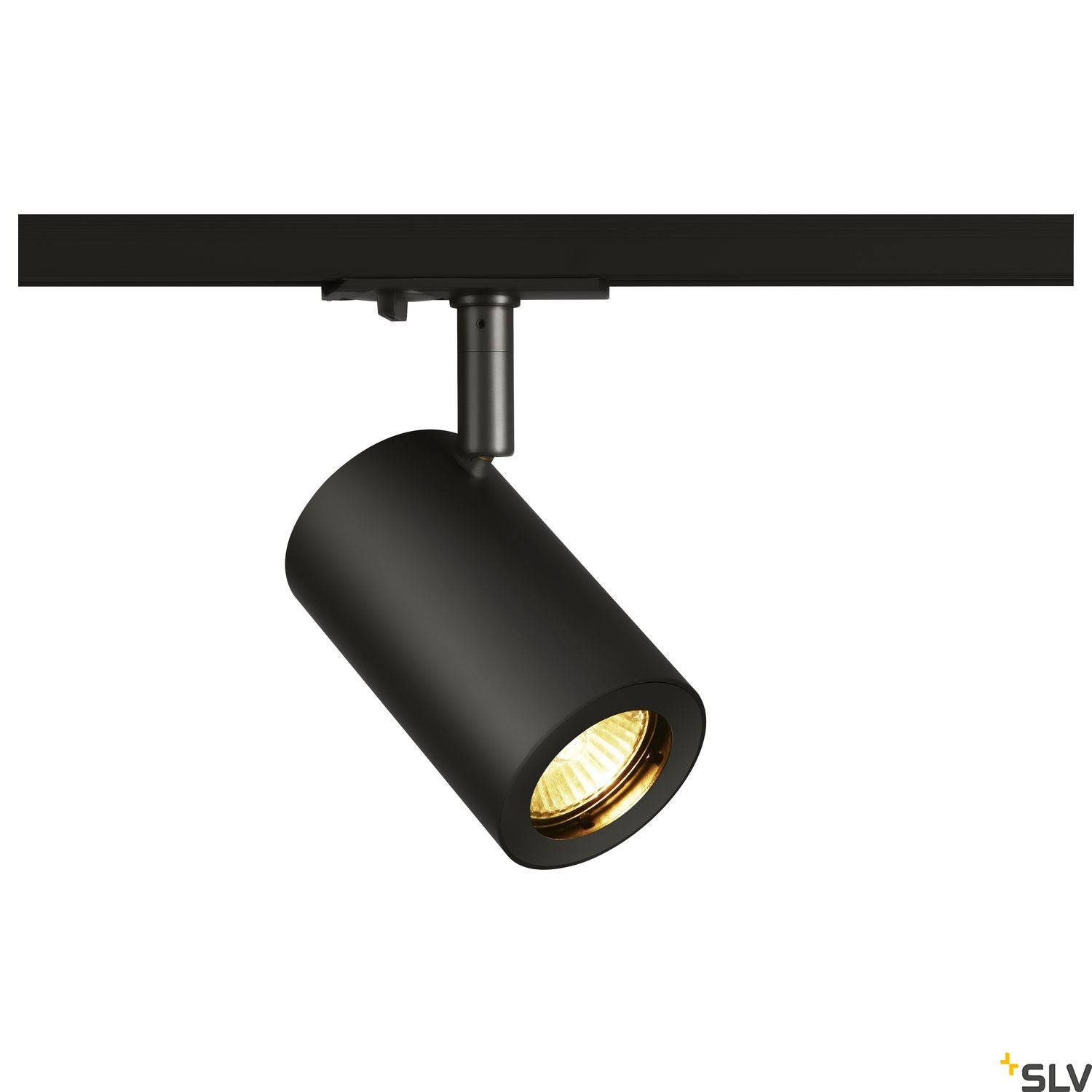 Black Track Light Fitting SLV ENOLA_B GU10 Track Spot 1002110