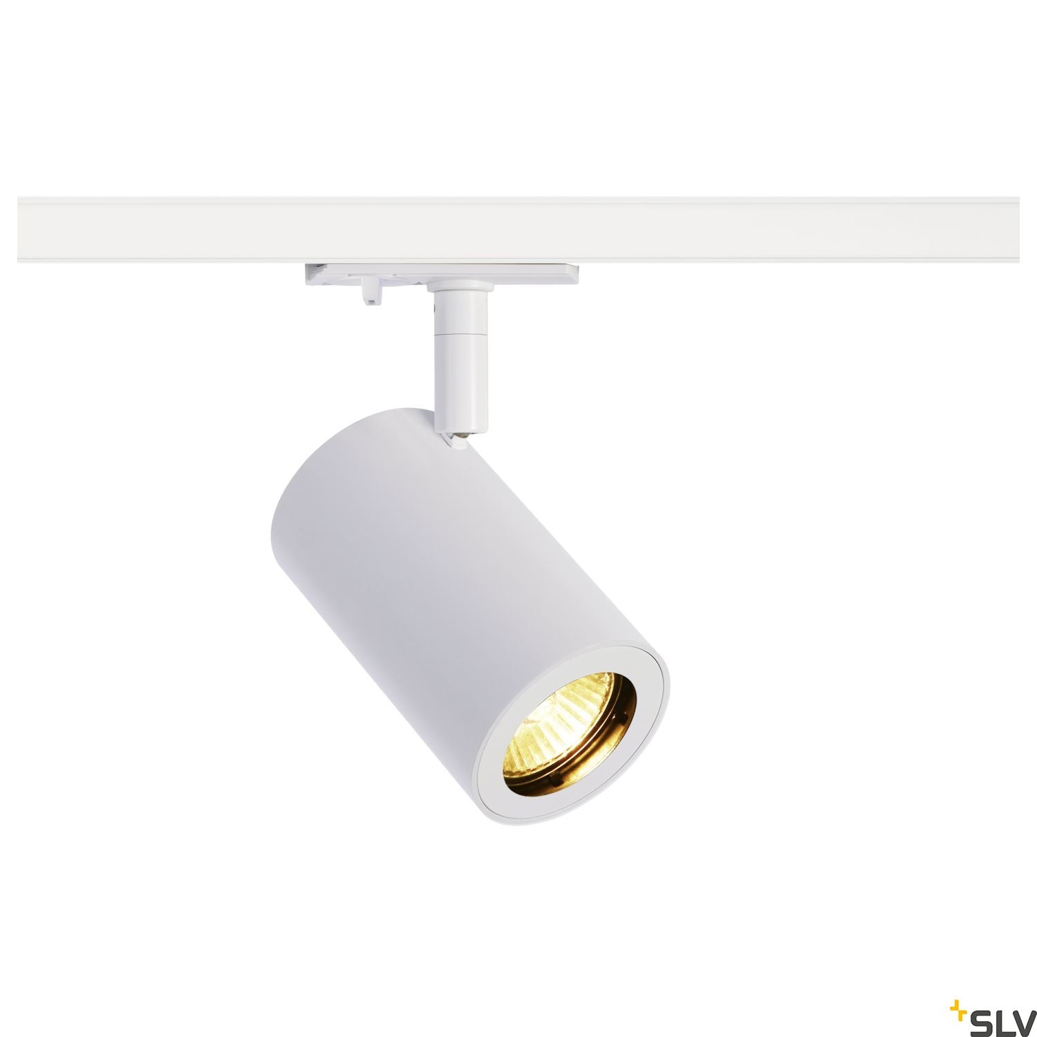 White GU10 Track Spot, SLV ENOLA_B, QPAR51, 50W, for Single Circuit White Track Lighting, 1002111
