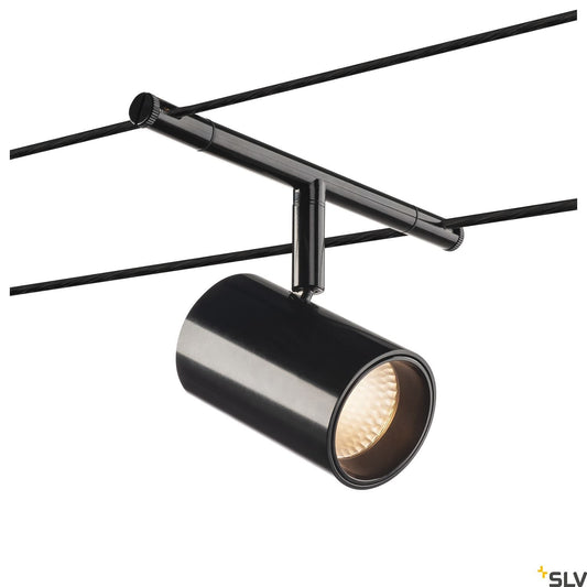 SLV TENSEO NOBLO, cable luminaire for low voltage cable system 2700K black 1002694