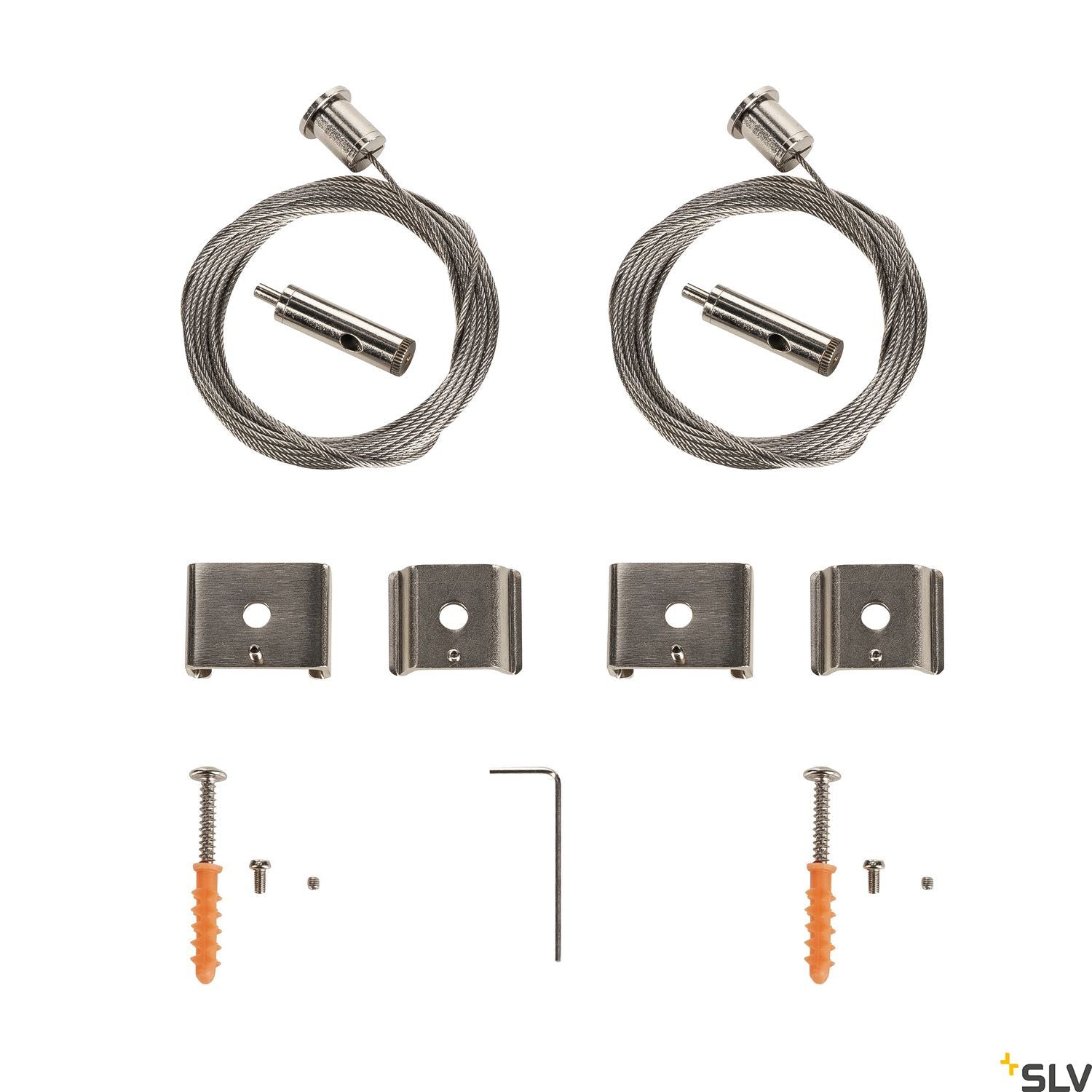 Eutrac 3 Circuit 240v Track & Accessories Silver Grey