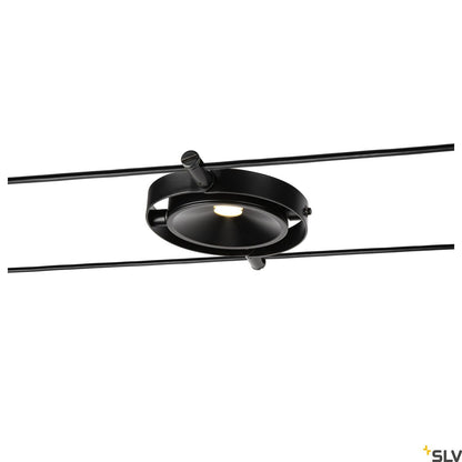 SLV DURNO cable luminaire for the TENSEO low voltage cable system 2700K black 1002861