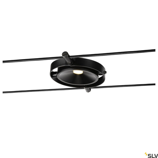 SLV DURNO cable luminaire for the TENSEO low voltage cable system 2700K black 1002861