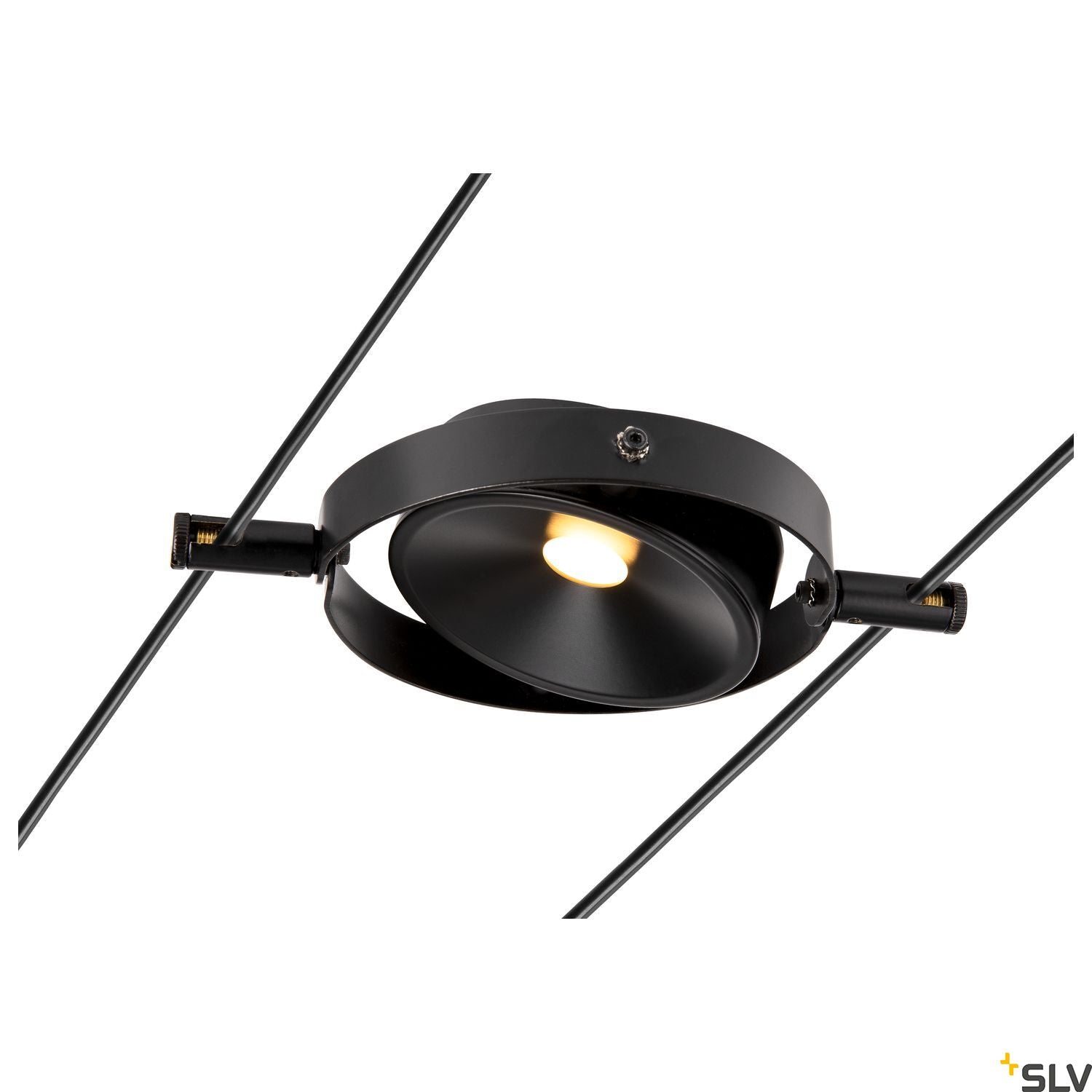 SLV DURNO cable luminaire for the TENSEO low voltage cable system 2700K black 1002861