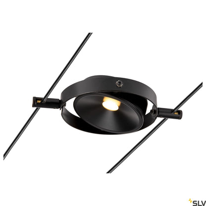 SLV DURNO cable luminaire for the TENSEO low voltage cable system 2700K black 1002861
