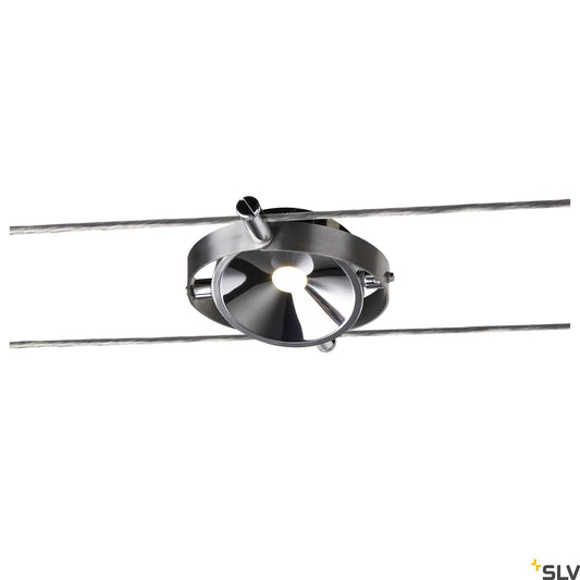 SLV DURNO cable luminaire for the TENSEO low voltage cable system 2700K chrome 1002863
