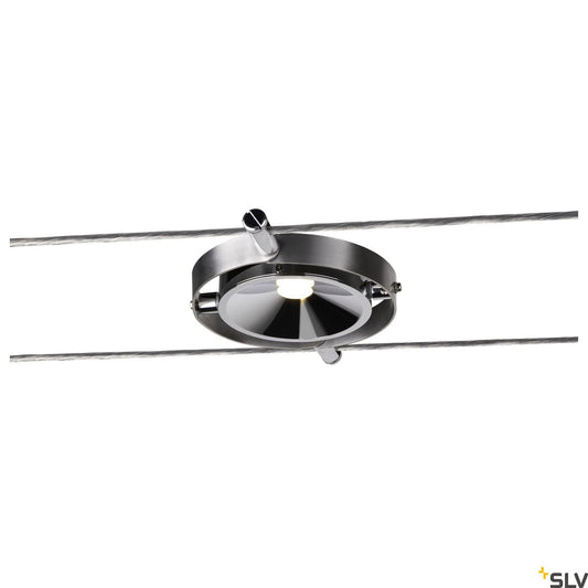 SLV DURNO cable luminaire for the TENSEO low voltage cable system 2700K chrome 1002863