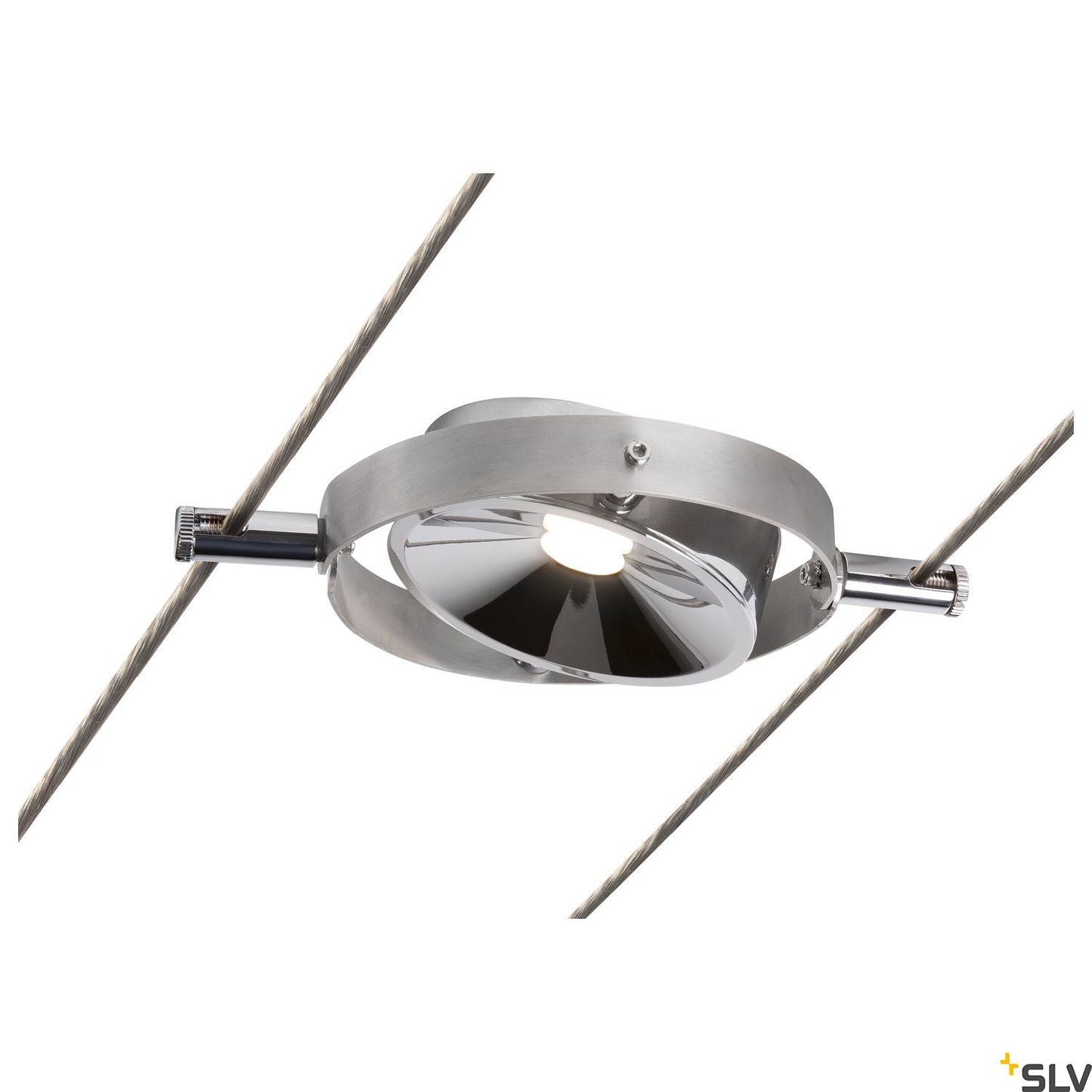SLV DURNO cable luminaire for the TENSEO low voltage cable system 2700K chrome 1002863
