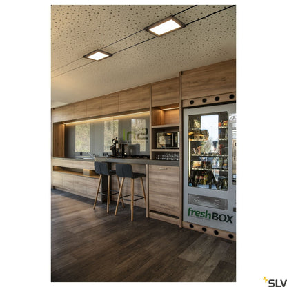 SLV PLYTTA rectangular cable luminaire for the TENSEO low voltage cable system 2700K black 1002864