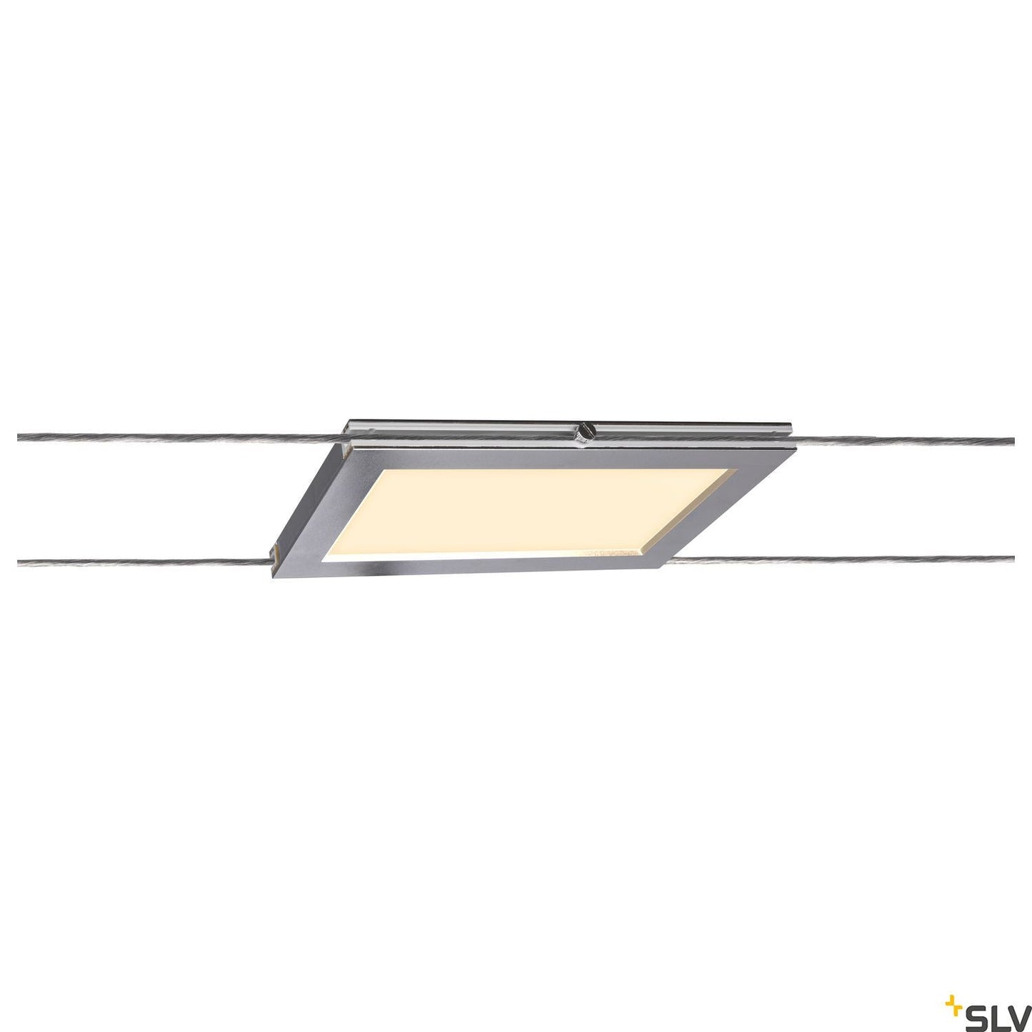 SLV PLYTTA rectangular cable luminaire for the TENSEO low voltage cable system 2700K chrome 1002866