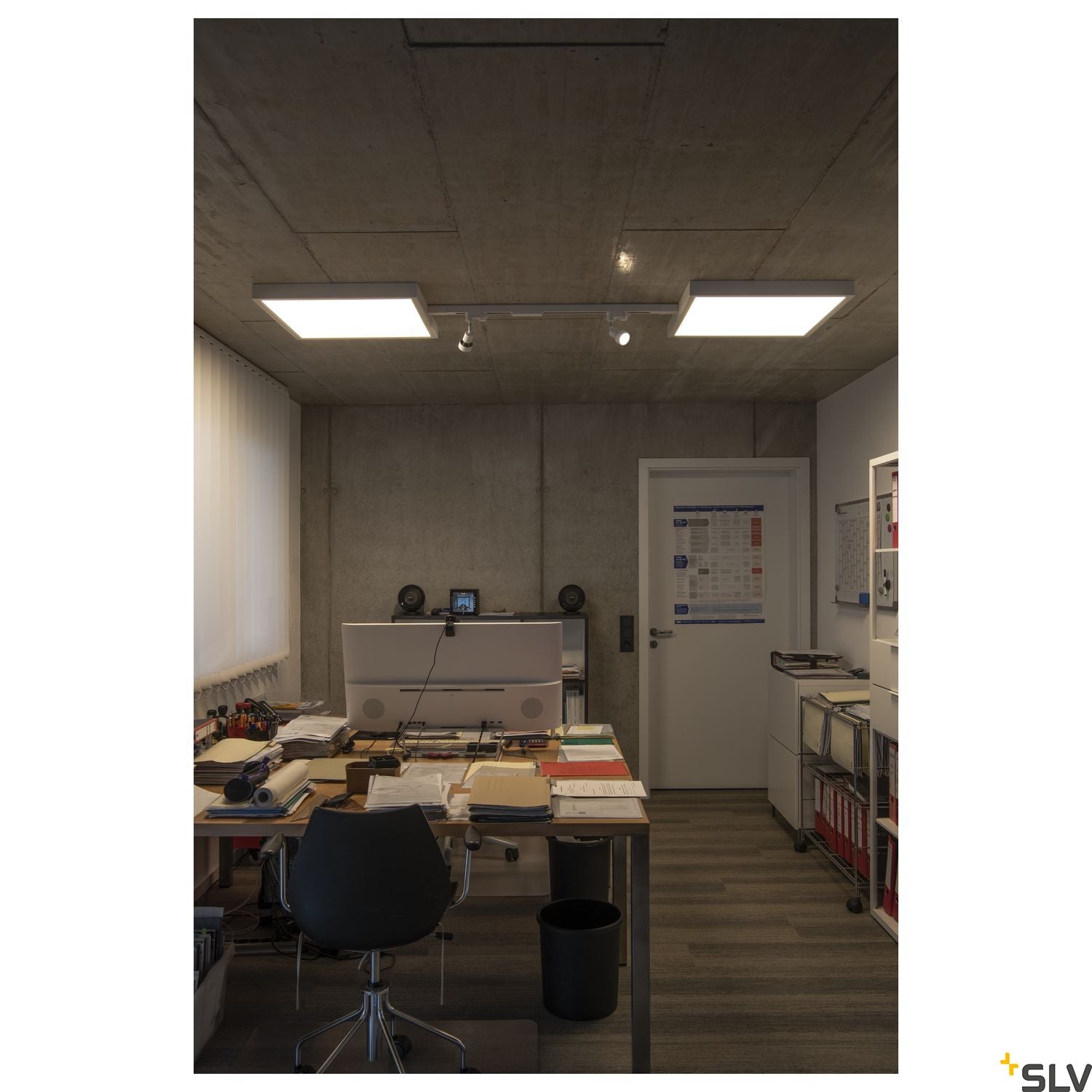SLV PURI lamp head, white, GU10, max. 50W, incl. 3-circuit adapter 153561