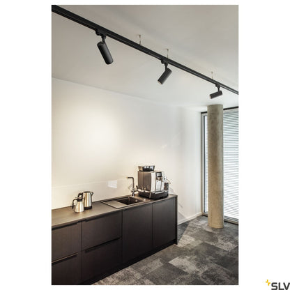 SLV NUMINOS Dimmable 3 phase system light black/black 3000K 24° 1004082