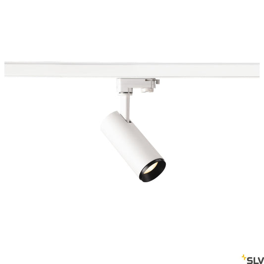 SLV 3~ NUMINOS Dimmable  3 phase system light white/black 3000K 60° 1004088
