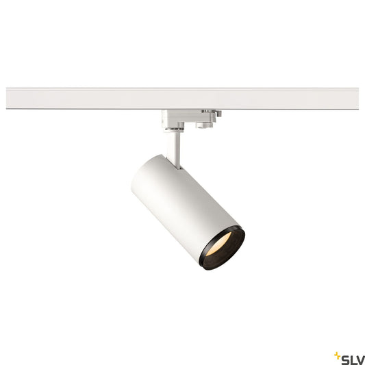 SLV 3~ NUMINOS Dimmable 3 phase system light whitek/black 2700K 24° 1004174