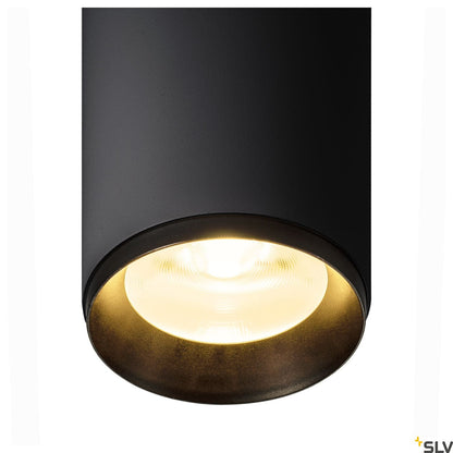 SLV 3~ NUMINOS Dimmable  3 phase system light black/black 3000K 36° 1004275