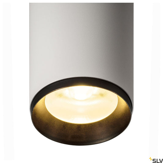 SLV 3~ NUMINOS Dimmable   3 phase system light white/black 3000K 24° 1004278