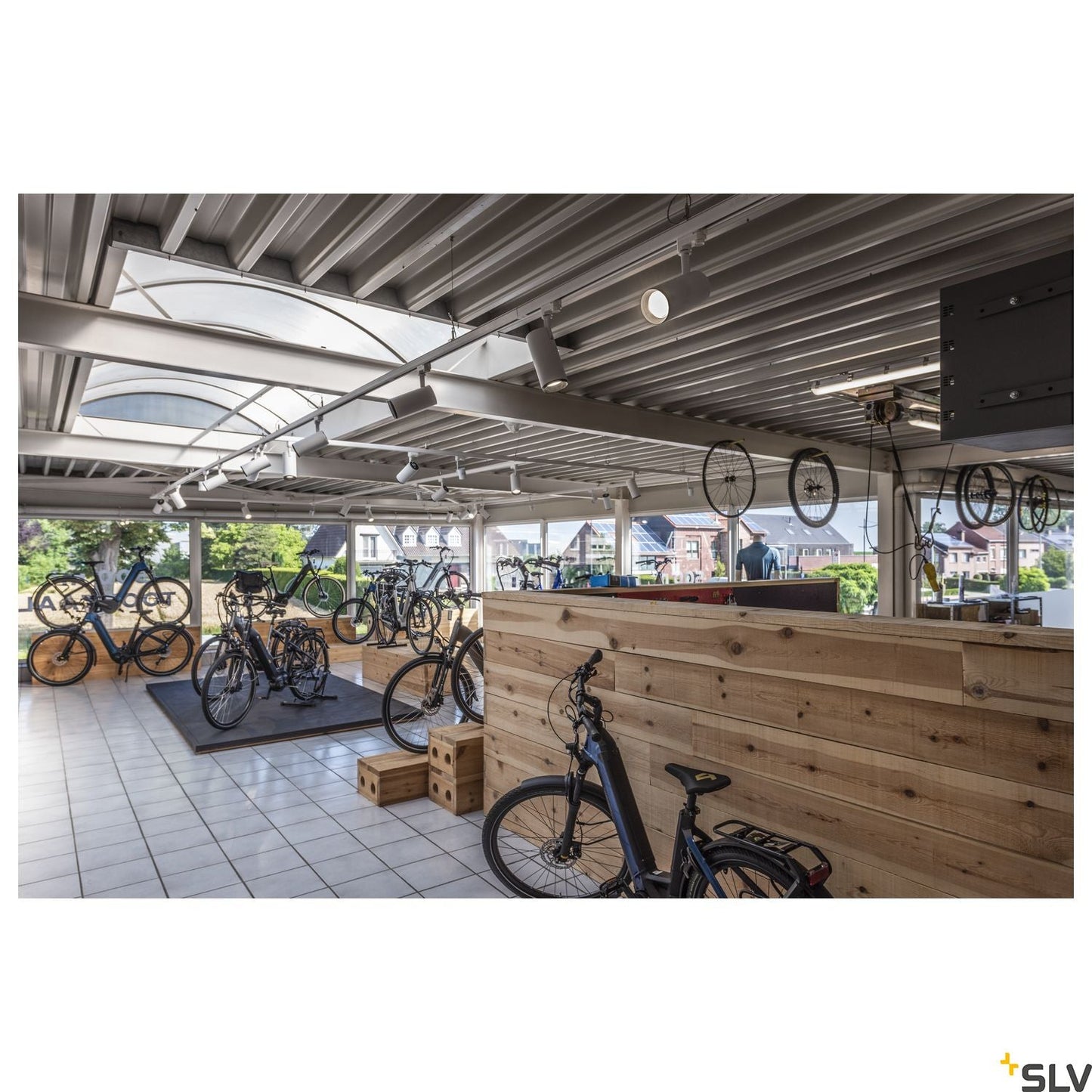 SLV 3~ NUMINOS Dimmable   3 phase system light white/black 4000K 36° 1004287
