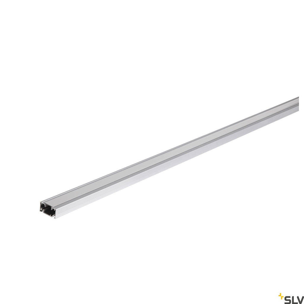 SLV 1-circuit mains-voltage track, surface-mounted, silver-grey, 2m 143022