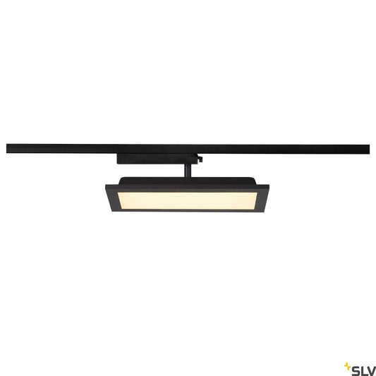 SLV PANEL TRACK square 150x300mm, 1-phase spot, black, 18W 3000K 1004933