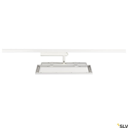White SLV PANEL TRACK Light, square 150x300mm, 18W 3000K, for Single Circuit White Track Lighting, 1004934