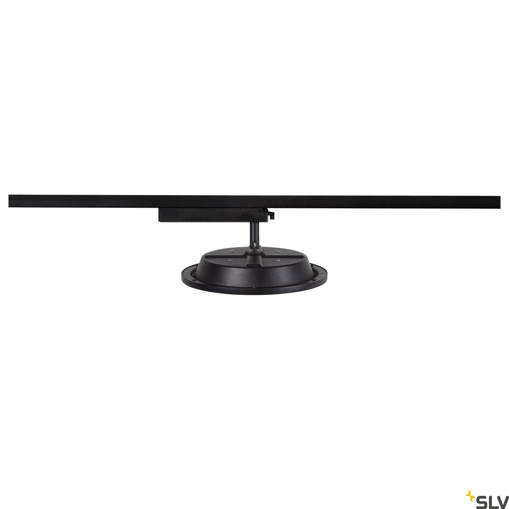SLV PANEL TRACK round 200mm, 1-phase spot, black, 18W 3000K 1004935