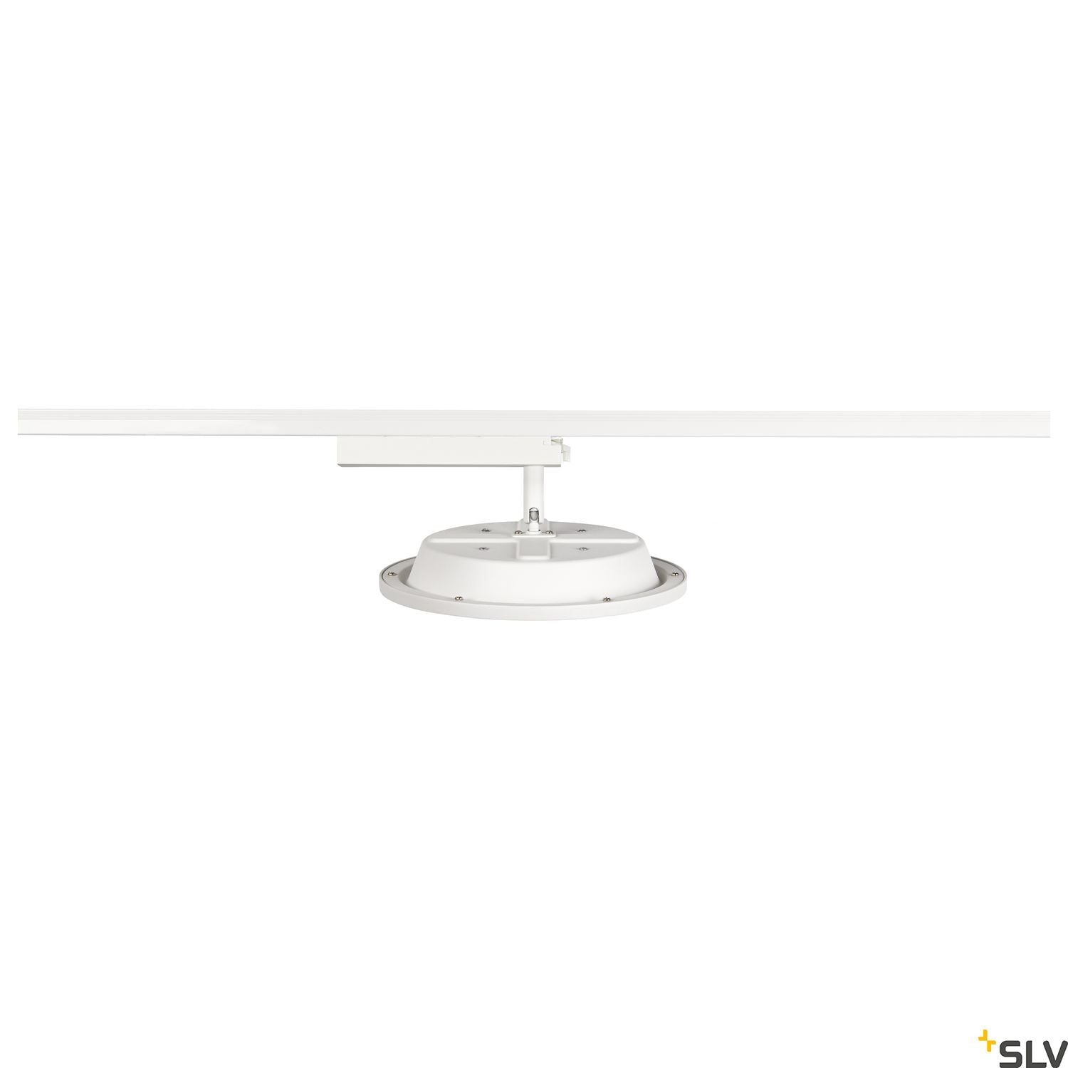 White Panel Track Light, SLV PANEL TRACK round 200mm, for Single Circuit White Track Lighting , 18W 3000K, 1004936
