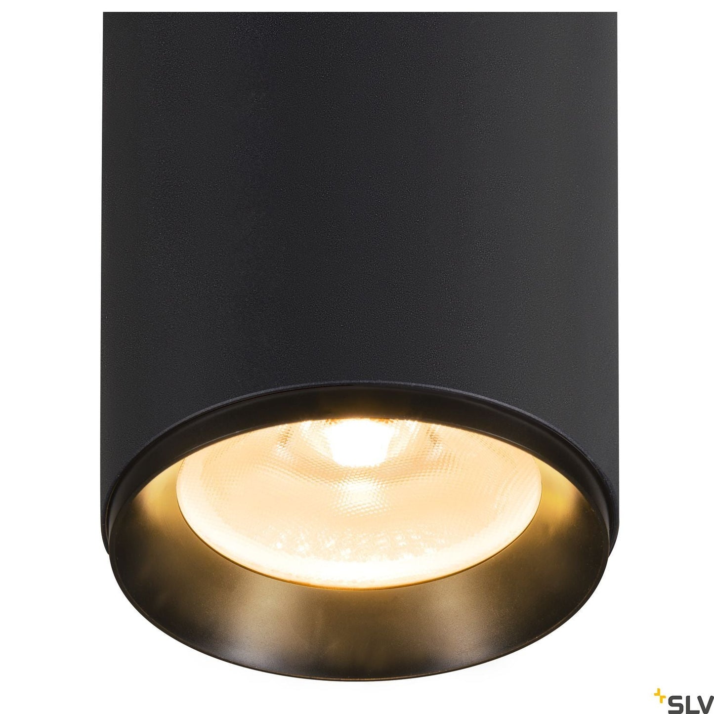 SLV NUMINOS Dimmable, black 3-phase spot, 36W 2700K 24° 1005723