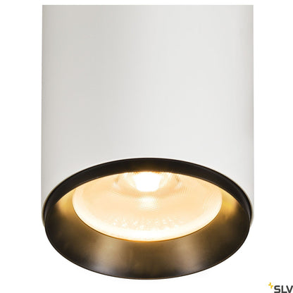 SLV NUMINOS Dimmable, white / black 3-phase spot, 36W 2700K 36° 1005727