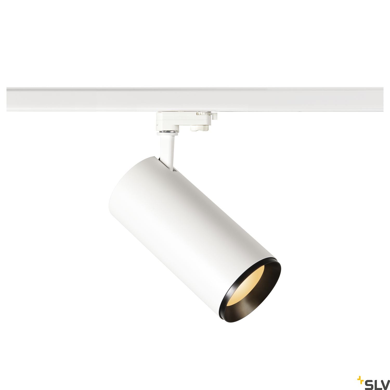 SLV NUMINOS Dimmable, white / black 3-phase spot, 36W 2700K 60° 1005728