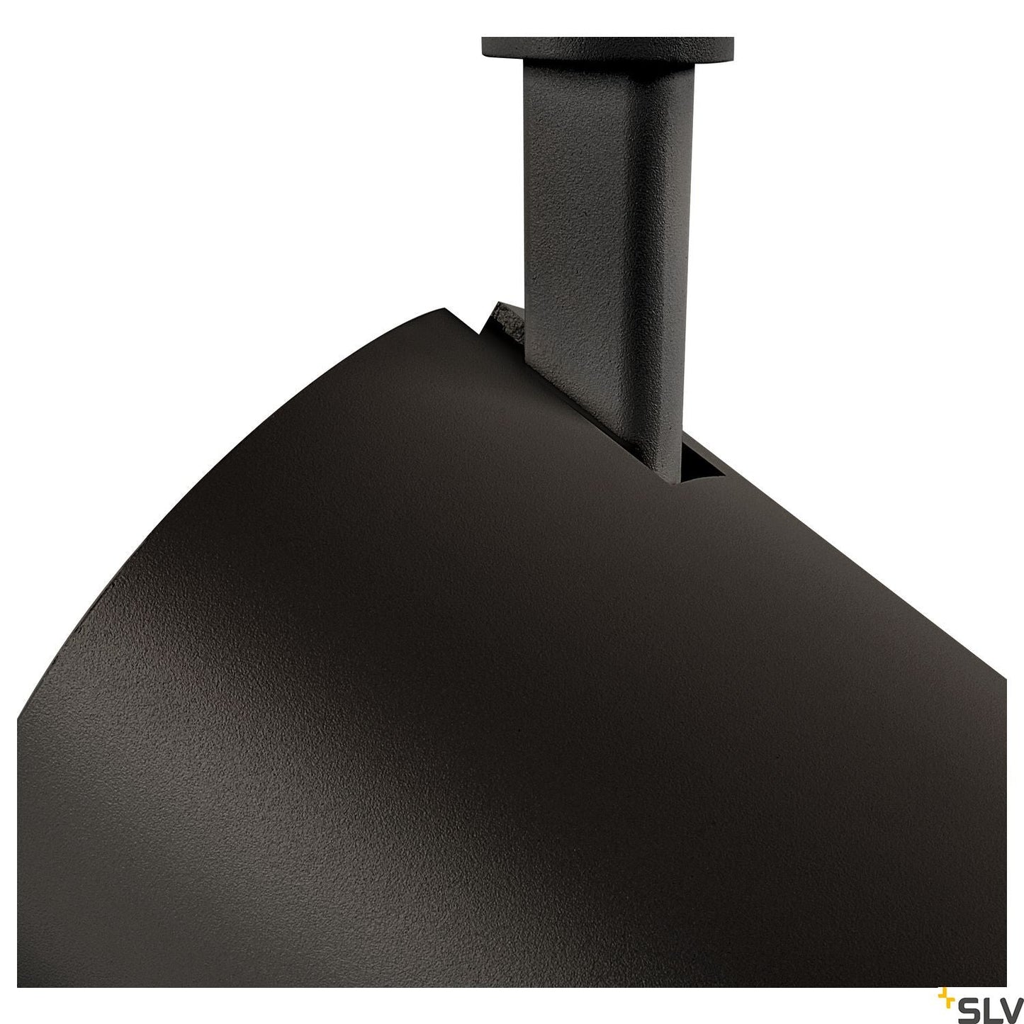 SLV NUMINOS Dimmable, black 3-phase spot, 36W 3000K 60° 1005731