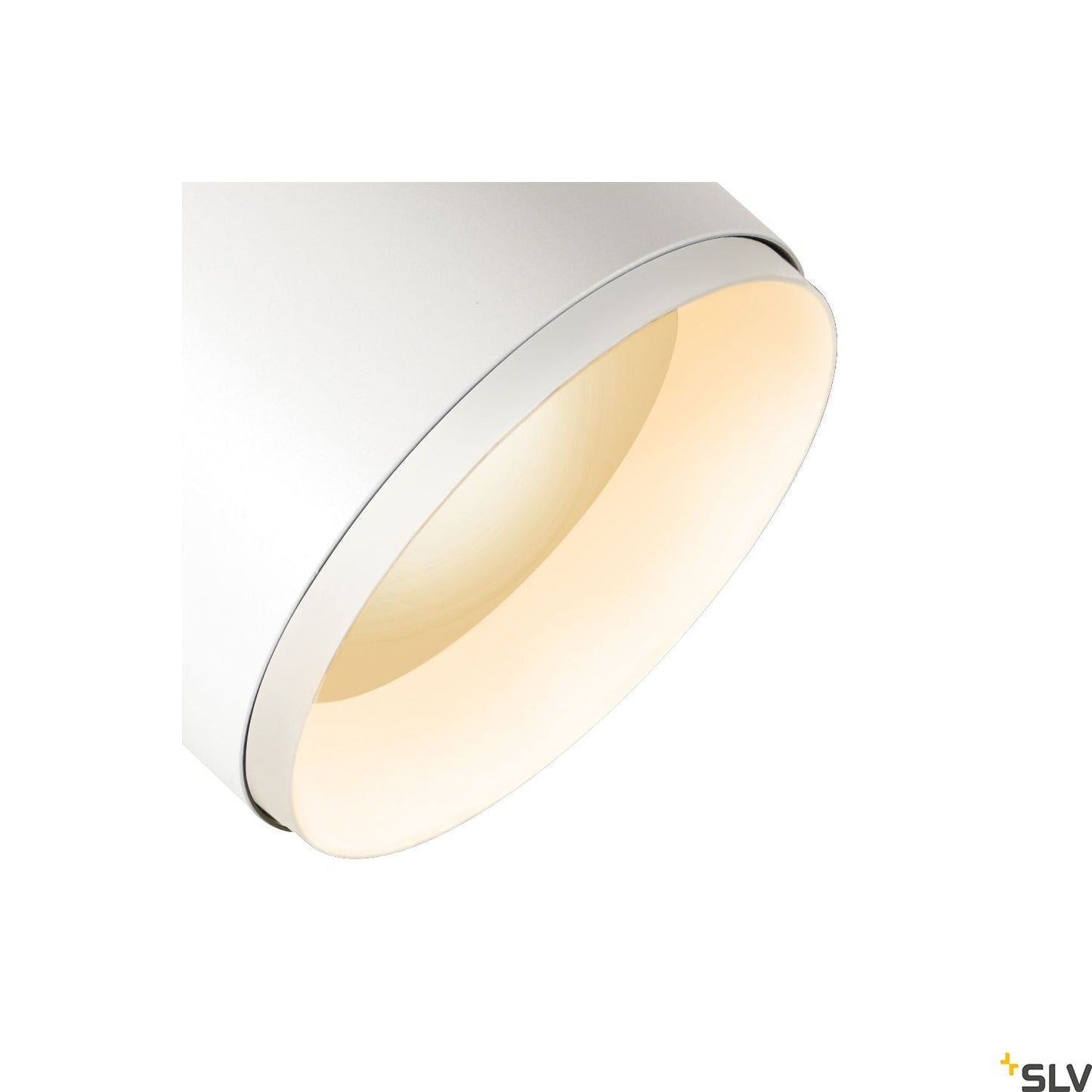 SLV NUMINOS Dimmable, white / black 3-phase spot, 36W 3000K 36° 1005733