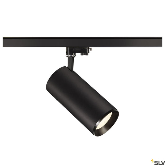 SLV NUMINOS Dimmable, black 3-phase spot, 36W 4000K 36° 1005736