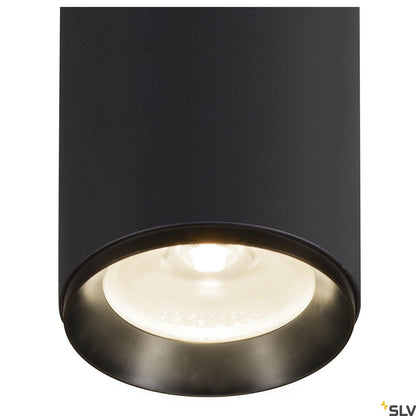 SLV NUMINOS Dimmable, black 3-phase spot, 36W 4000K 36° 1005736