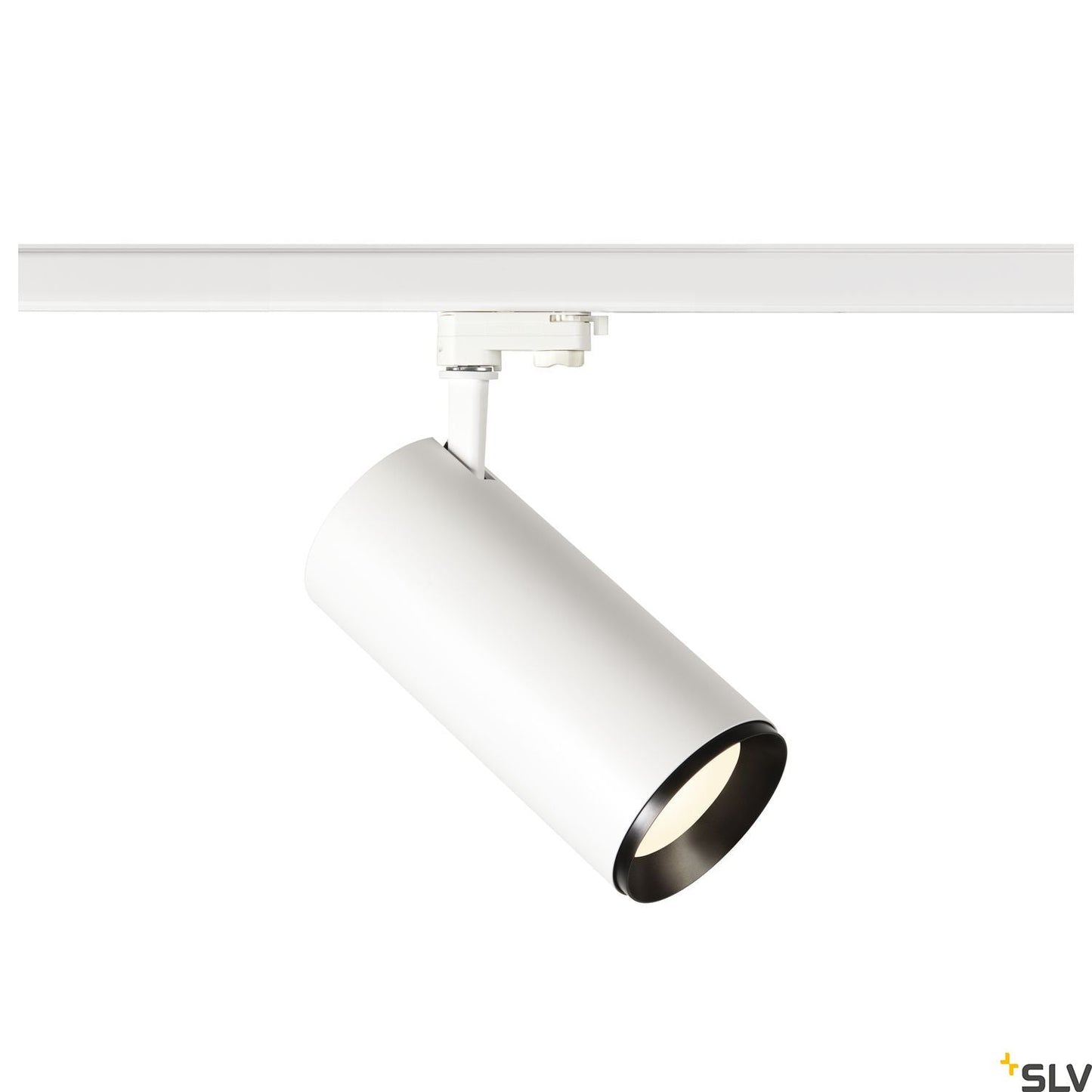 SLV NUMINOS Dimmable, white / black 3-phase spot, 36W 4000K 24° 1005738