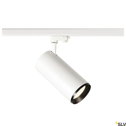 SLV NUMINOS Dimmable, white / black 3-phase spot, 36W 4000K 60° 1005740